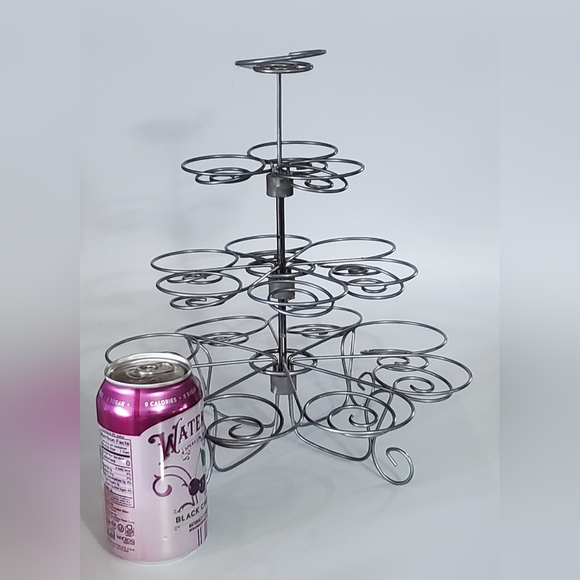 (ONLY SOLD IN BUNDLE of 2items or More) Silver Wire Muffins, Cupcake 🧁Stand - Picture 8 of 9